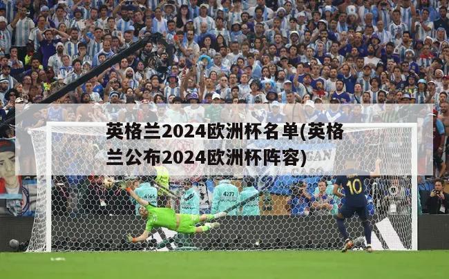 英格兰2024欧洲杯名单(英格兰公布2024欧洲杯阵容)